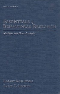 Image of Essentials of behavioral research : methods and data 
analysis